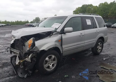 2007 Honda Pilot Ex from USA, damaged, VIN 2HKYF18497H524971